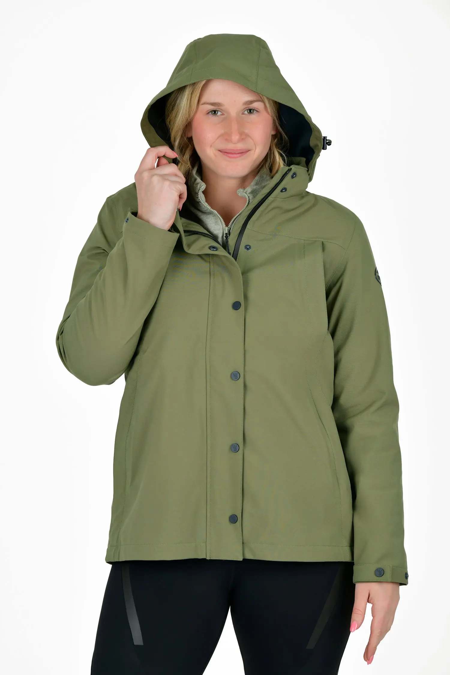 WeatherBeeta Olive Night/Black Florence Fleece Two-For Jacket