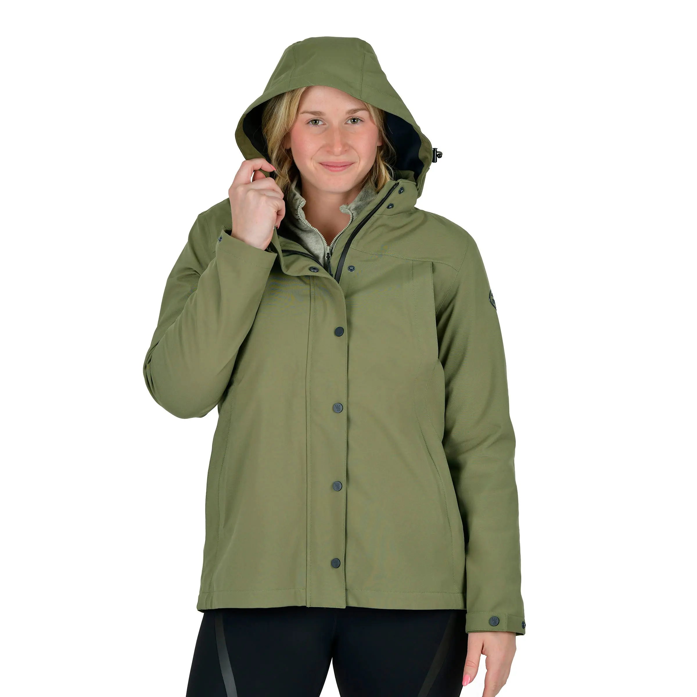 WeatherBeeta Olive Night/Black Florence Fleece Two-For Jacket - Image 12