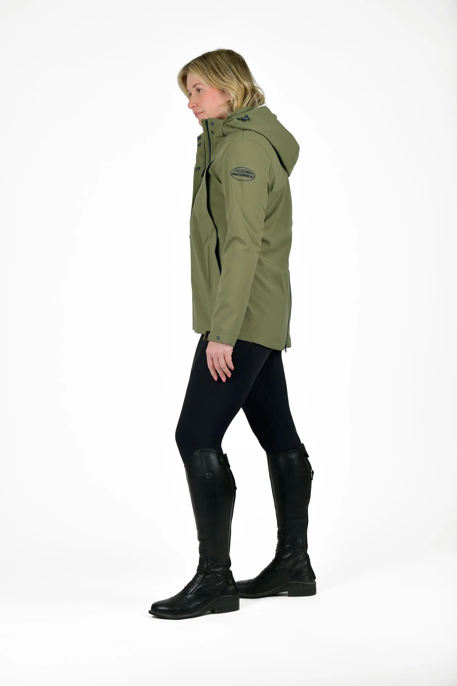 WeatherBeeta Olive Night/Black Florence Fleece Two-For Jacket - Image 4