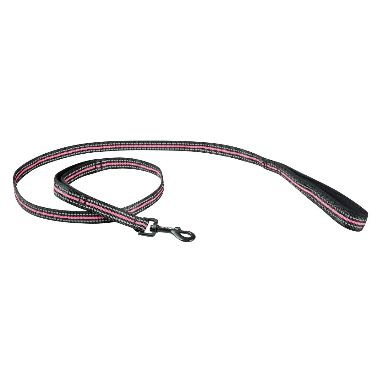 Weatherbeeta Black / Pink Reflective Dog Lead