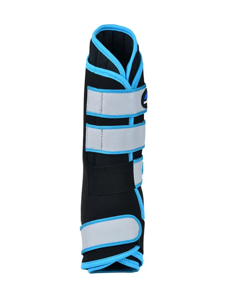 Weatherbeeta Therapy-Tec Stable Boot Wraps Black/Blue - Image 4