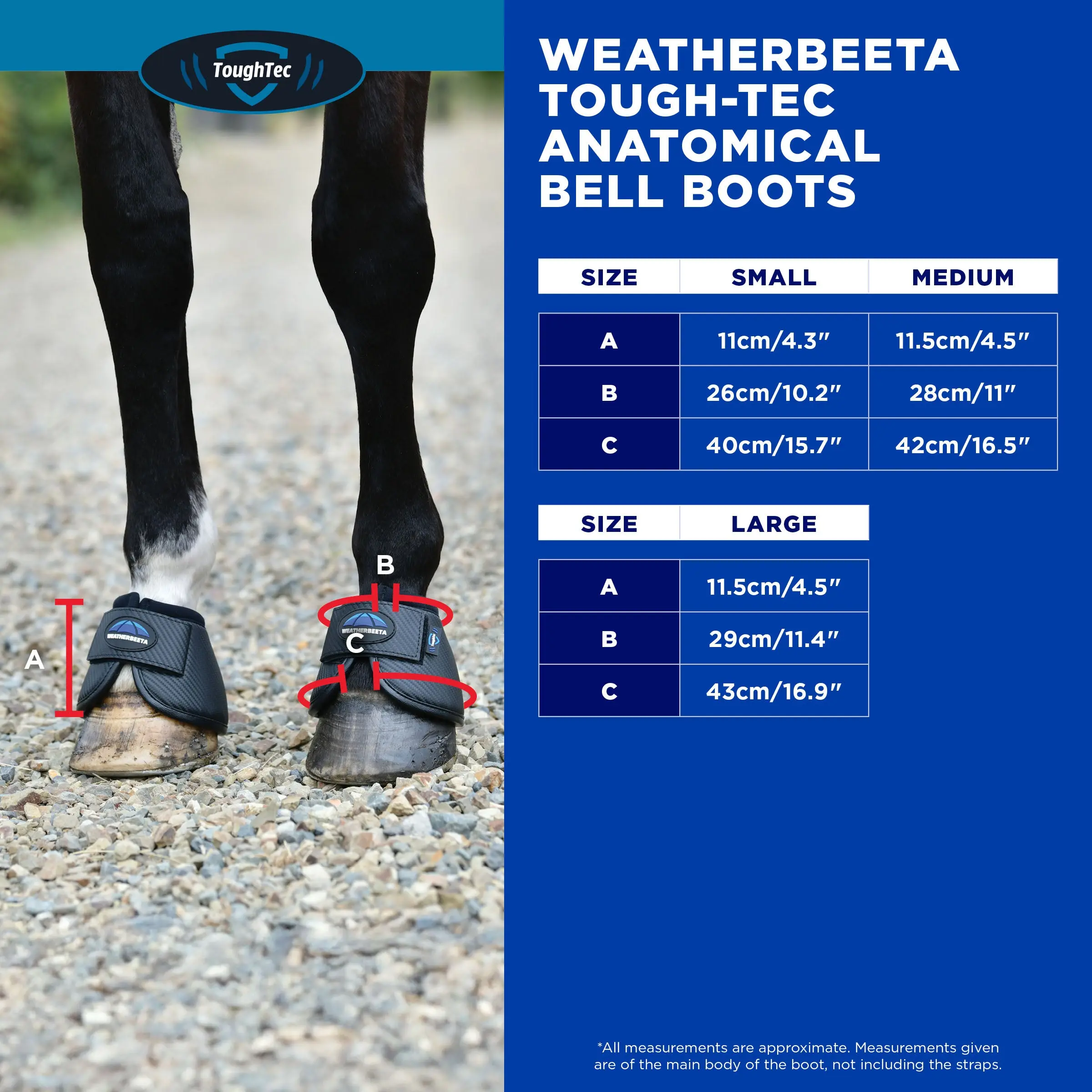 Weatherbeeta Tough-Tec Anatomical Bell Boots White - Image 6