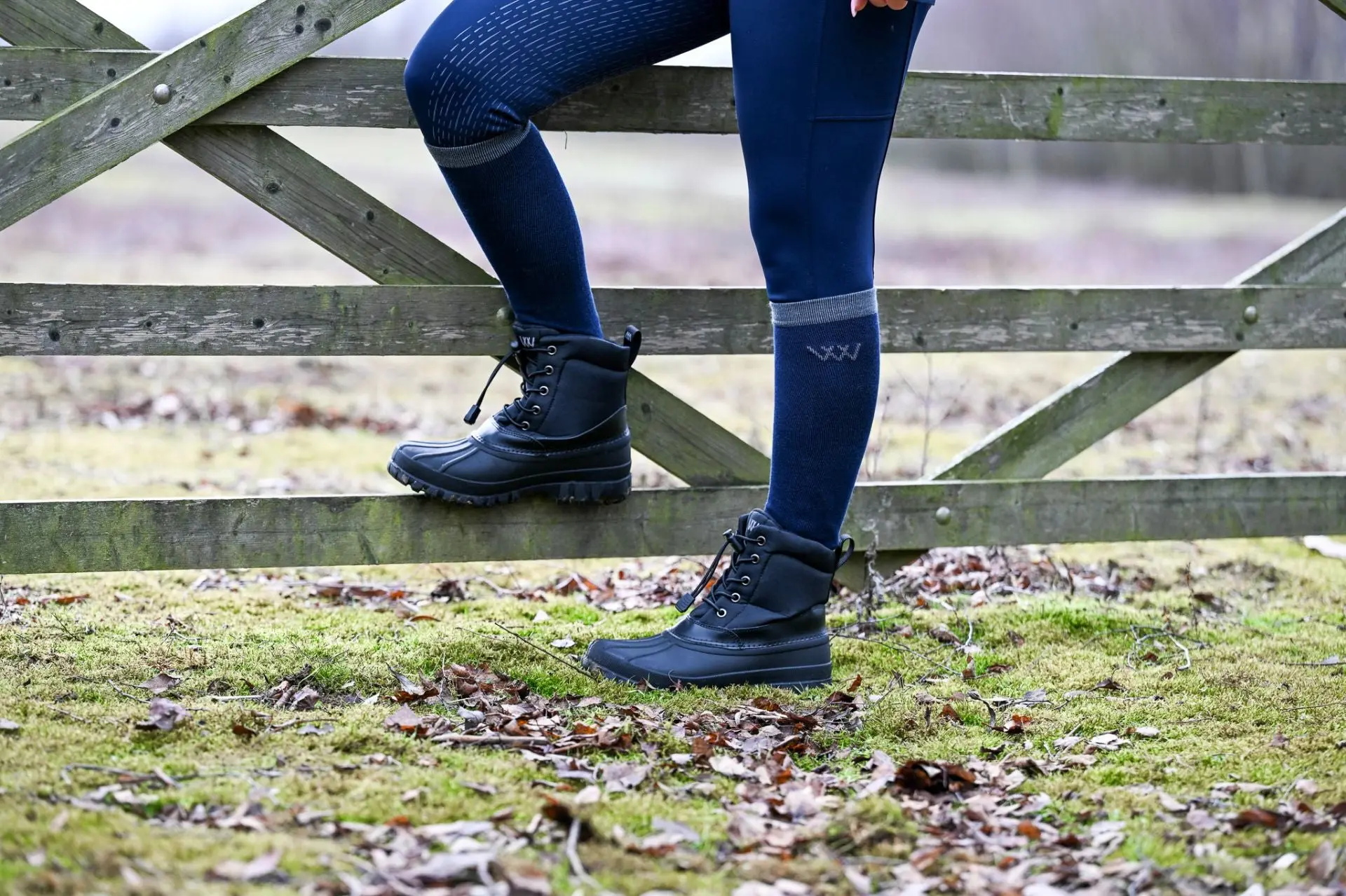 Woof Wear Black Laced Yard Boot - Image 6