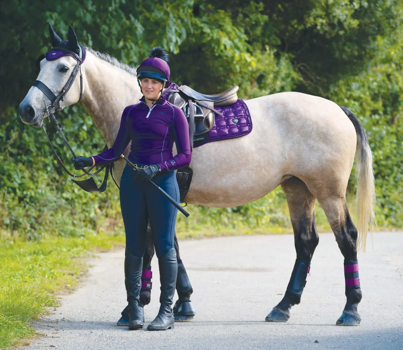 Woof Wear Damson Vision Performance Ladies Base Layer - Image 3