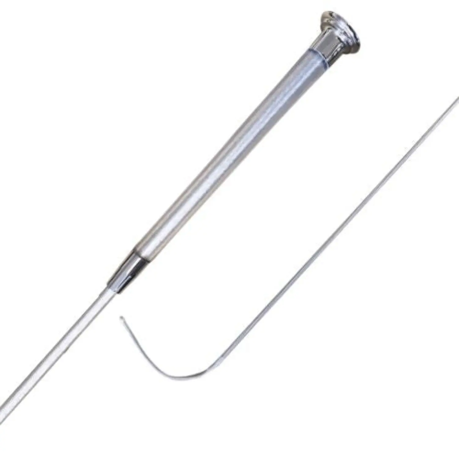 Woof Wear Gel Fusion Brushed Steel Dressage Whip