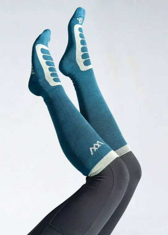 Woof Wear Petrol Sage Long Bamboo Tech Riding Sock
