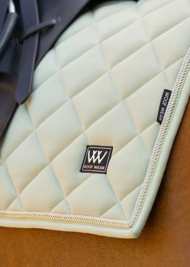 Woof Wear Sage Green Vision Aura Saddle Dressage Pad - Image 4