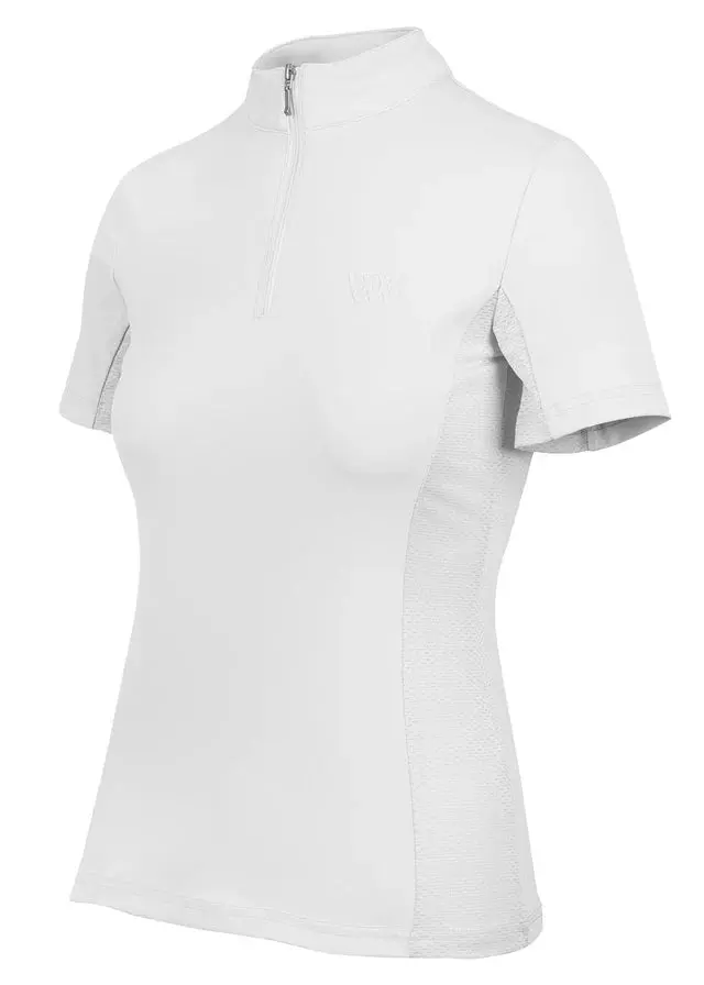 Woof Wear White Short Sleeve Ladies Tech Riding Shirt - Image 3